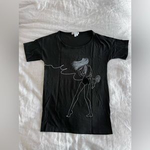 Lacoste Black Tennis Short Sleeve Shirt